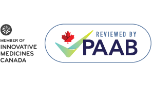 Member of Innovative Medicines Canada, Reviewed by PAAB